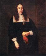 Portrait in oil from the year 1664 by the german painter Franz Wulfhagen